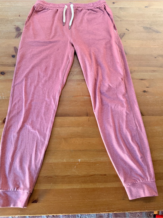 Vuori Pants - Vuori Women's Small Dusty Rose Pink Performance Joggers DteamKnit Drawstring